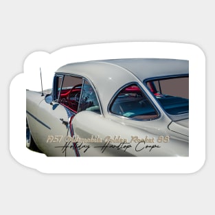 1957 Oldsmobile Golden Rocket 88 Holiday Hardtop Coupe Sticker